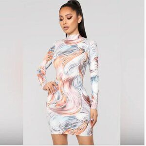 Brand new FashionNova stormy weather dress